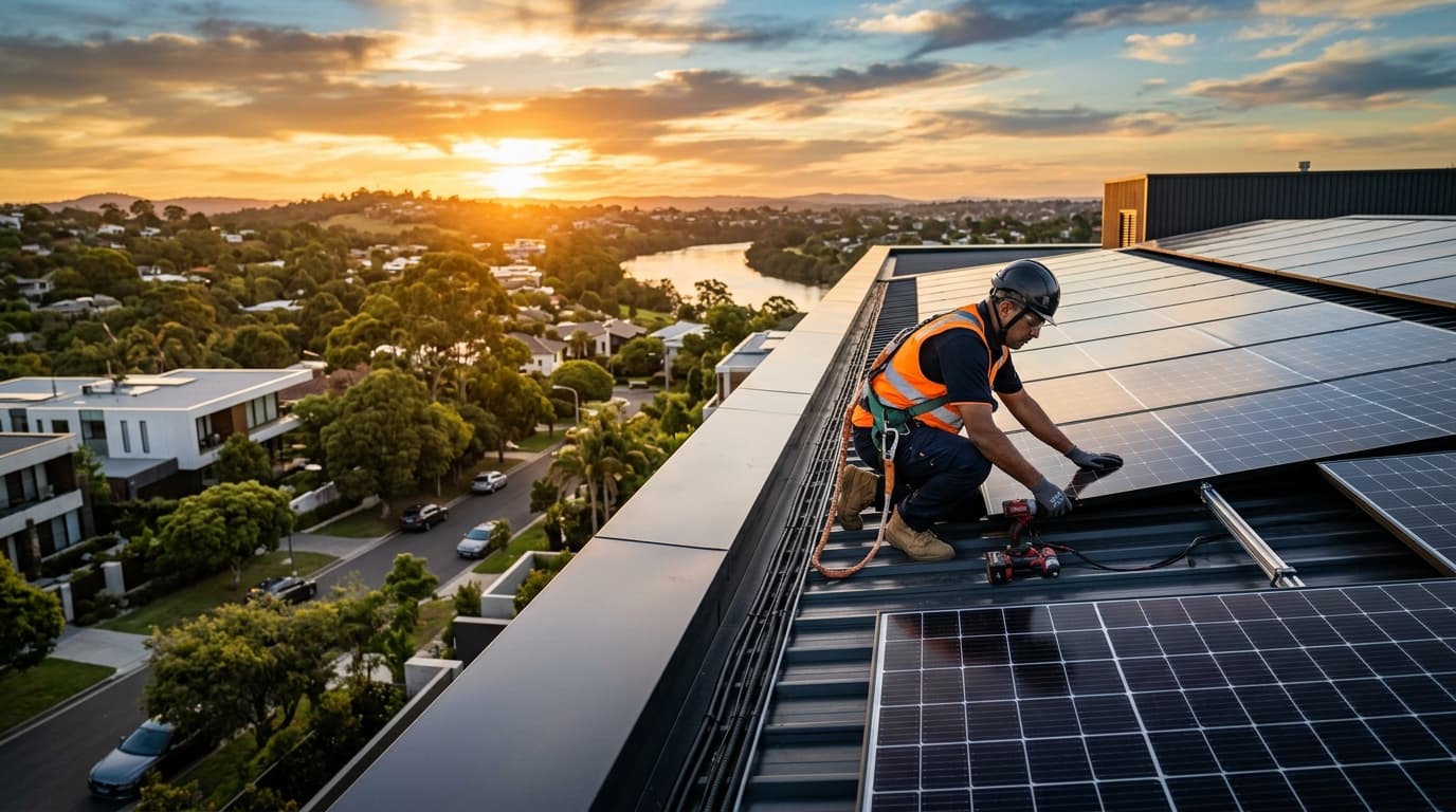 Rooftop solar installation in Uttar Pradesh