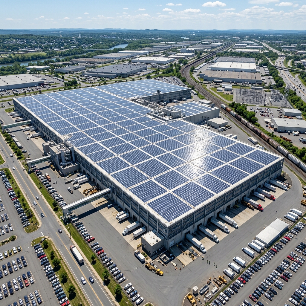 Industrial Solar Power Plant Installation in Uttar Pradesh