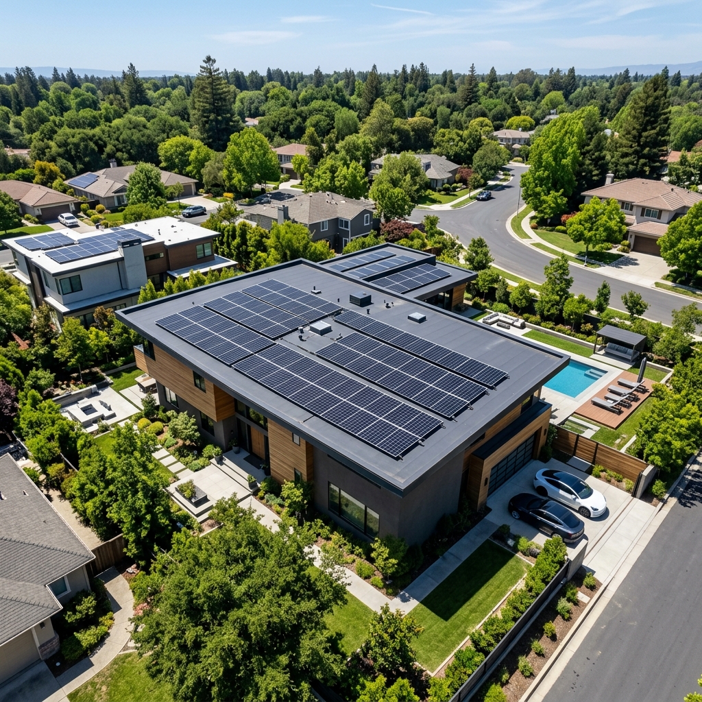 Residential solar panel installation in Uttar Pradesh - Ensolvar